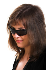 Fototapeta premium woman in black