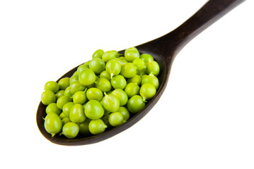 Fresh raw green peas