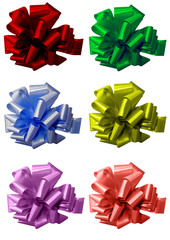 Set of colorful ribbons