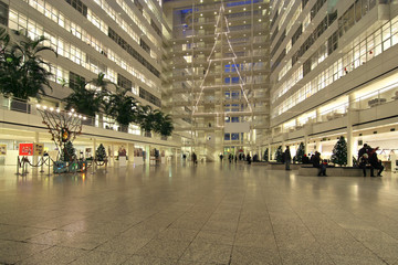 City Hall of The Hague decorated for Christmas