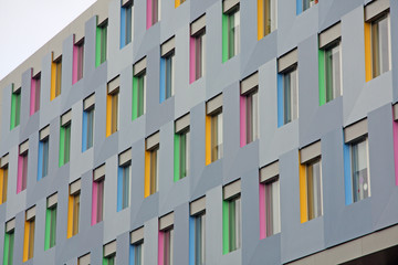 Bunte Fassade