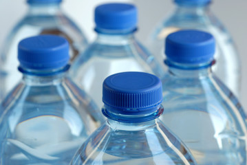 Les bouteilles d'eau