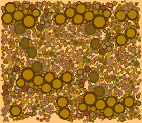abstract background design with circles