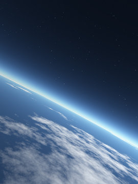 Fototapeta Blue Earth