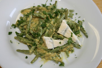 haricot au gorgonzola