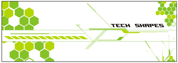 composicion abstracta tecnologica en vector