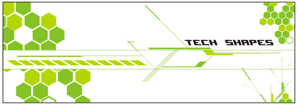 composicion abstracta tecnologica en vector