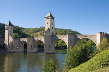Fototapeta na wymiar Valentré most Cahors