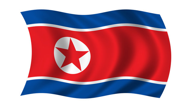 nord korea fahne north korea flag