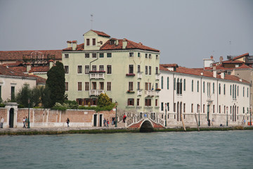 Fototapeta na wymiar Le canal Guidecca, Venise