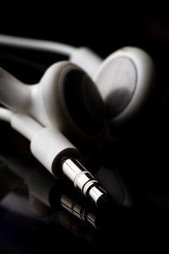 Stylish MP3 player earphones plug