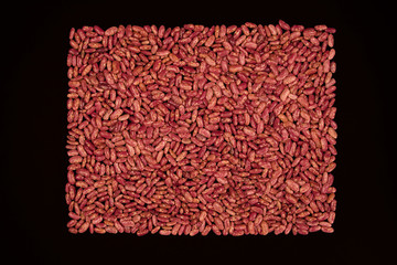Framed red beans