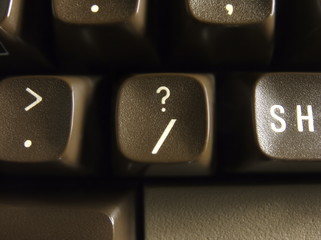 computer question mark button