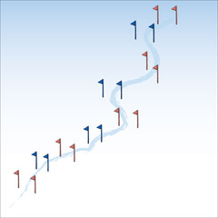 slalom ski course