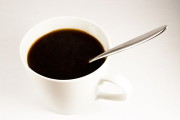 Coffee cup isolated on a white background