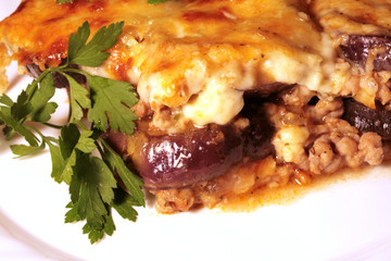 Lamb moussaka  from greece restourant