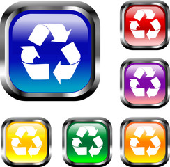 Square Recycle Buttons