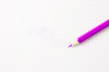 Crayon violet