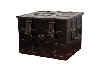 Old metal chest