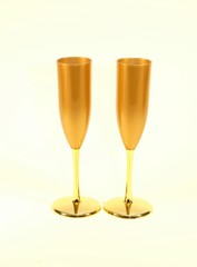 Gold Champagne Glasses