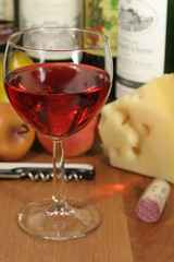 Red Wine, Fruit & Cheese