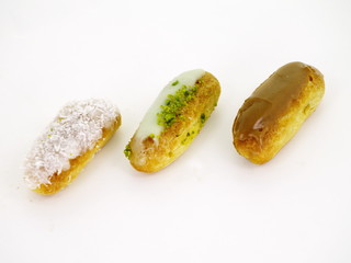 eclairs mit creme füllung