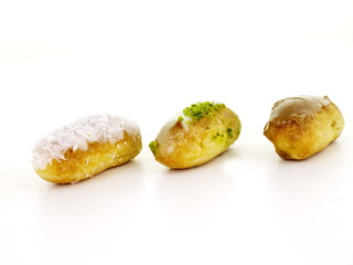 eclairs mit creme füllung