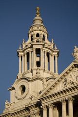 Fototapeta premium One of the towers of St Paul's Cathedral