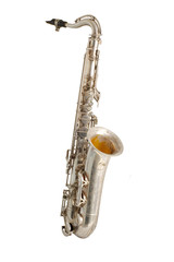 Silver saxophone