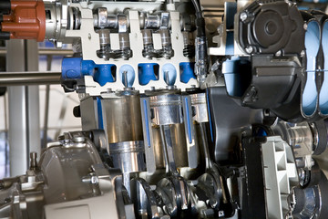 Part of a car engine.