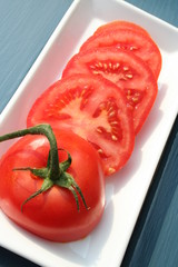 Tomato in slices