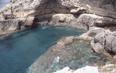 kleine Bucht in Lecce - Südspitze von Apulien, Italien