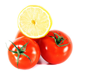 Tomatoes With Lemon On Top