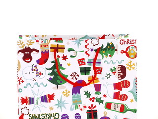 weihnachts papier tasche