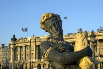 Fototapeta premium Fontaine - Place de la Concorde, Paris