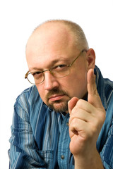 Obraz premium Edification. It is isolated on a white background.