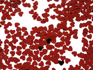 herzchen konfetti, party deco