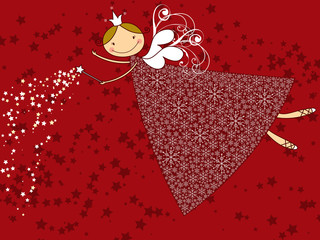 snowflake christmas fairy