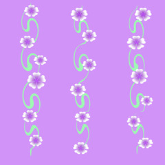 Fototapeta na wymiar lavender flower vine