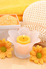 everything you need to have some relax - flowers and cosmetics