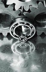 gears and bearings in steel concept