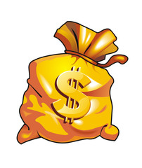 money bag.