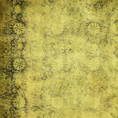 grunge floral background with space for text or image