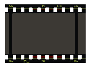 Film Strip Pattern on white background