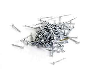 a pile of phillips-head screws..