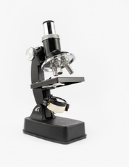 microscope isolated on white