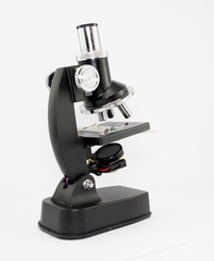 microscope isolated on white