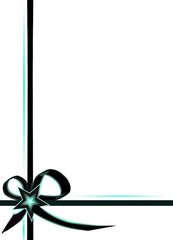 Carte noeud fond blanc