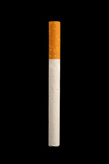 Isolated Cigarette on a black background