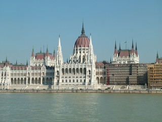 Fototapeta na wymiar Budapest Parliament 